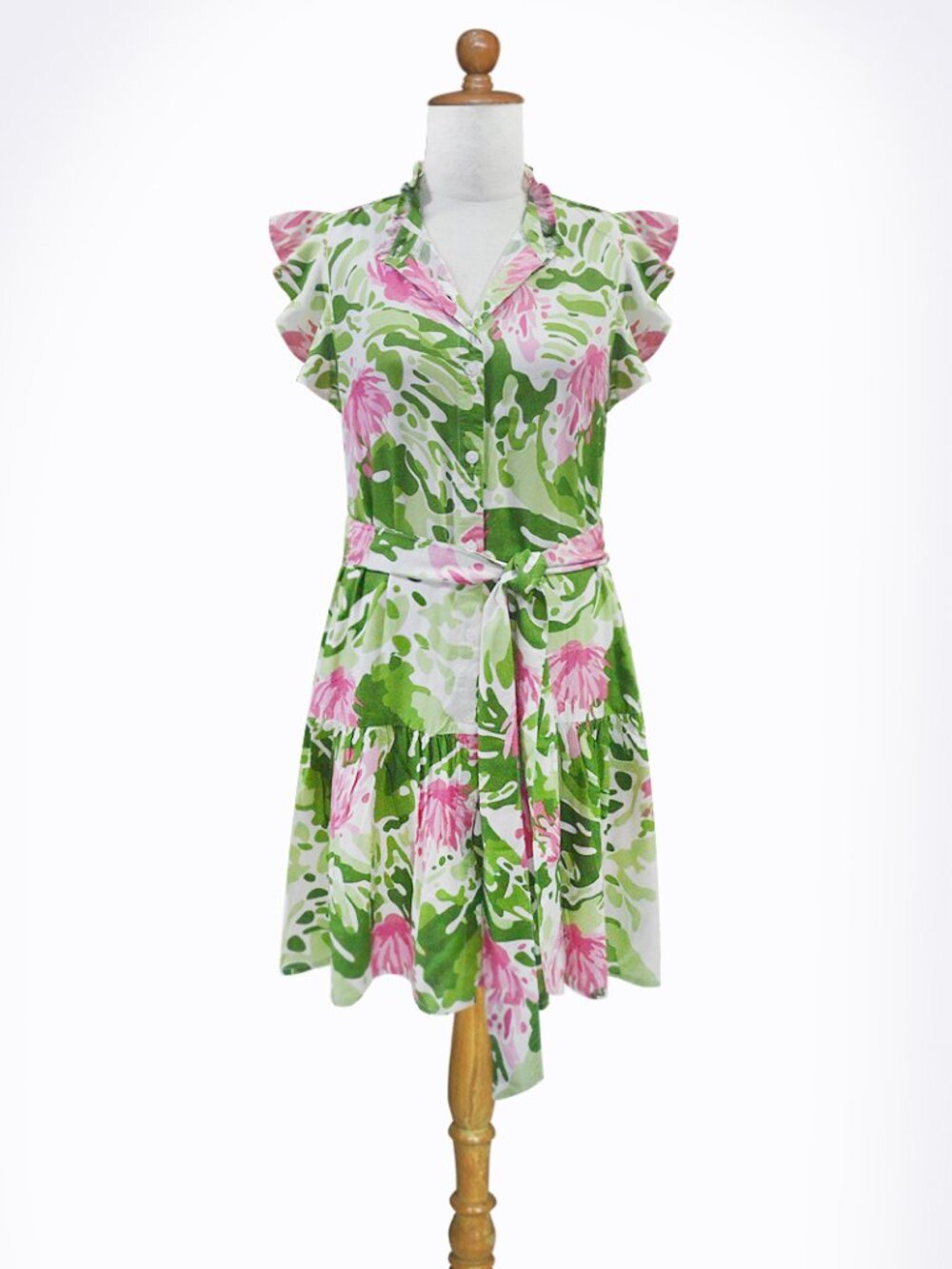 Escapada Living Talia Ruffle Mini Dress